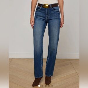 NWT LAGENCE Jones Ultra High Rise Stovepipe Straight Jeans in Boyle
